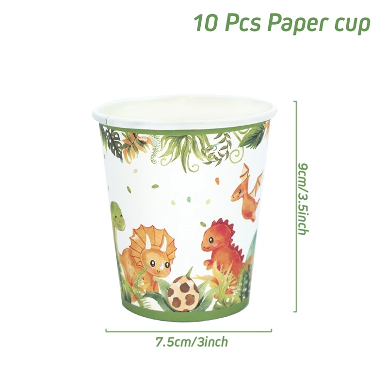 

Одноразовая посуда с динозавром FENGRISE