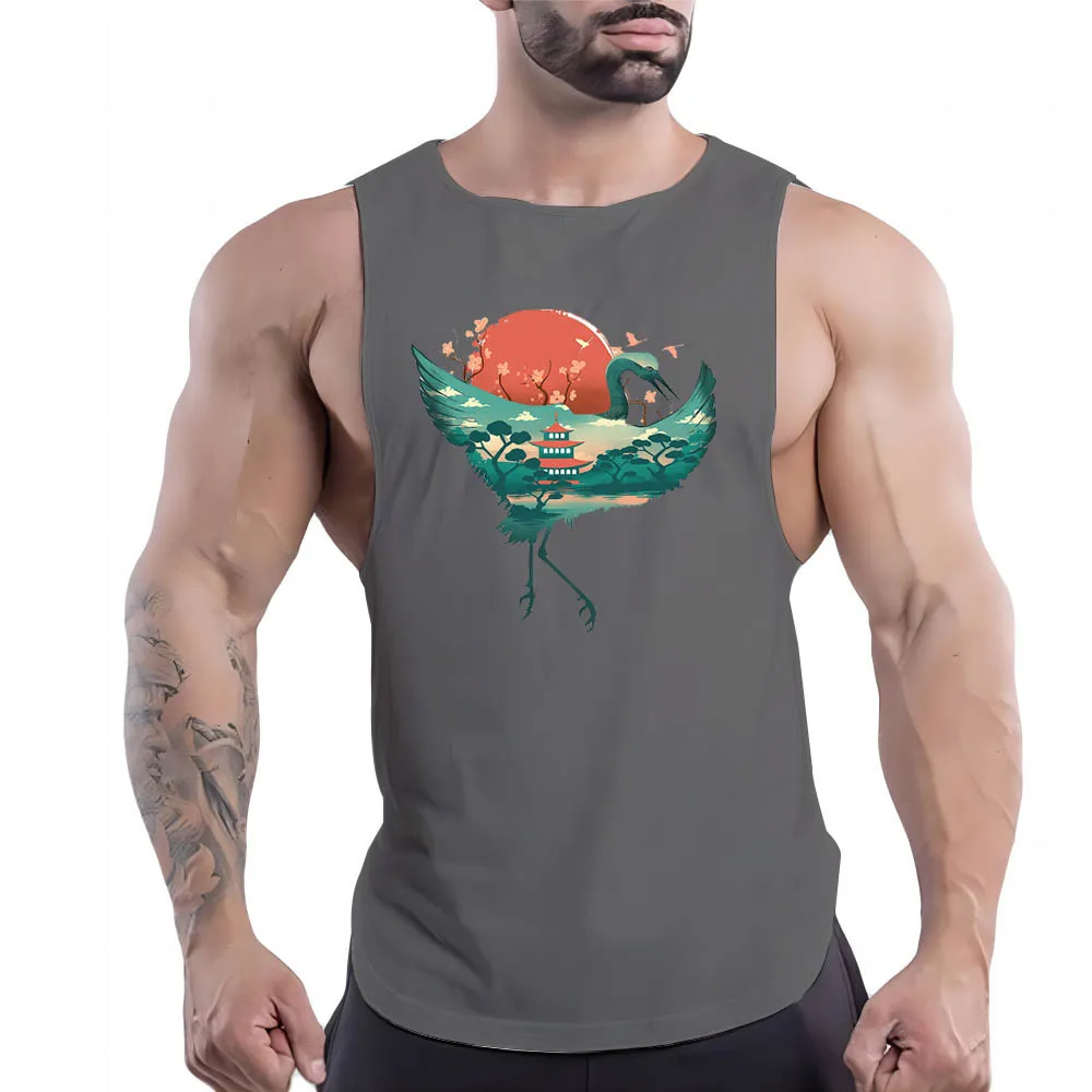 

Sleeveless Shirt Fnaf Men'S Clothing Outdoor Basketball Quick Dry Four Seasons Fashion Gym Tank Top Y2k Sport Leisure Breathable