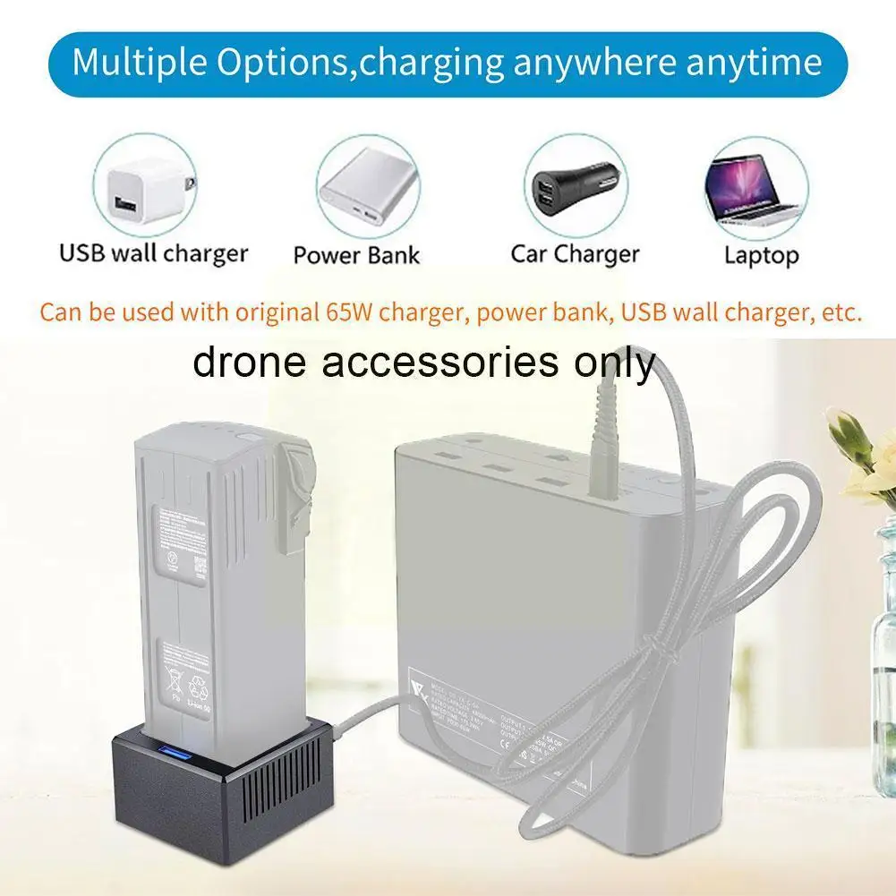 

Suitable For Dajiang Royal 3 Mavic3 Pro Charging Box Single-channel Charging Usb Charger D7y2