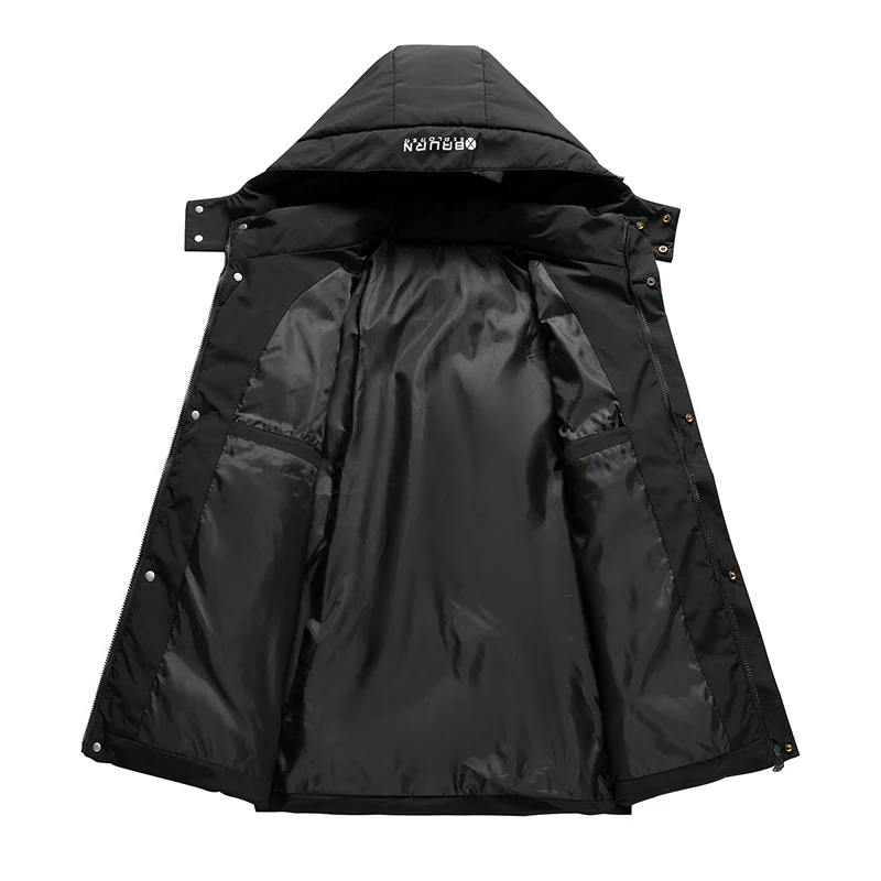 2022 New High Quality White Duck Thick Men's Down Jacket Snow Parkas Man Warm Hooded Windproof Winter Down Jacket Outerwear