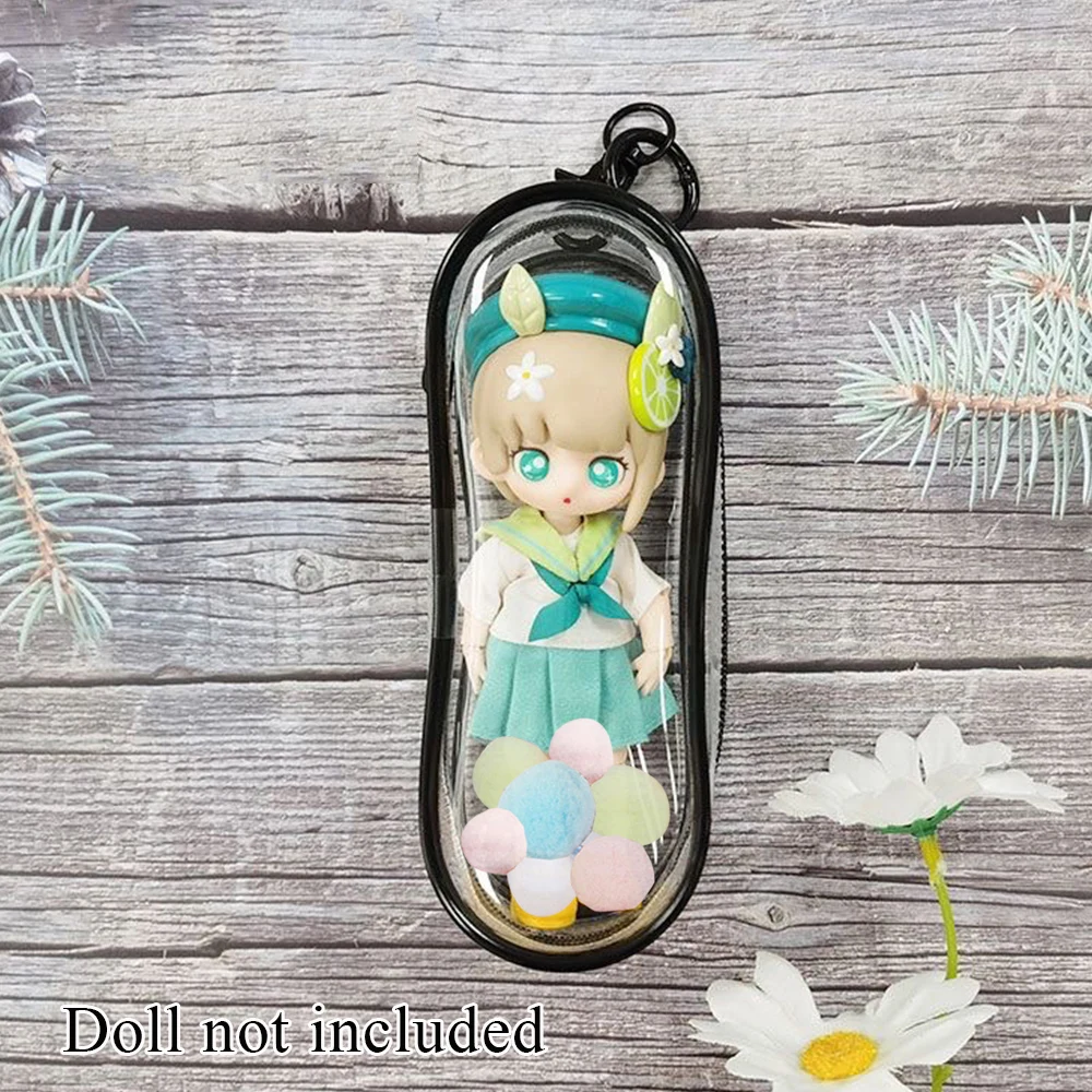 

Прозрачный плюшевый органайзер для кукол