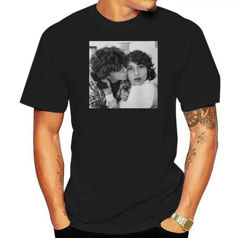

New Finn Wolfhard & Jack Grazer Men's Black Logo Men Women T-shirts Summer Short Sleeve Cotton Tshirt Streetwear