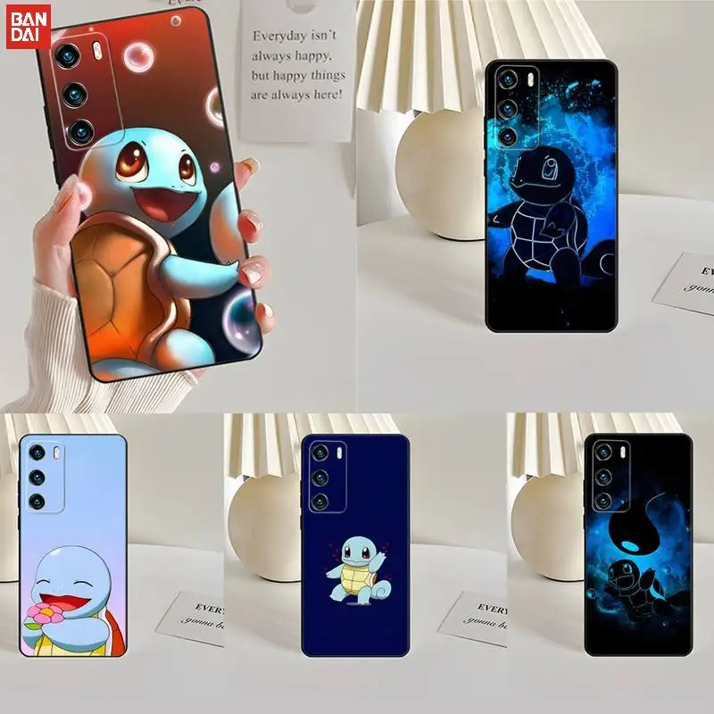 

Anime Pokemon Turtle Phone Case Fundas For Huawei Y9 Y7 Y5 Y6 Prime 2019 Y9s Mate 30 20 10 Lite 40 Pro Nova 5t Macia Cover Capa