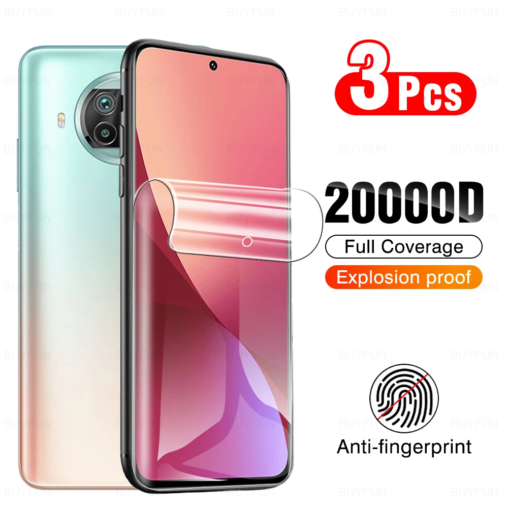 

3 шт., Гидрогелевая Защитная пленка для экрана Xiaomi 12 Pro