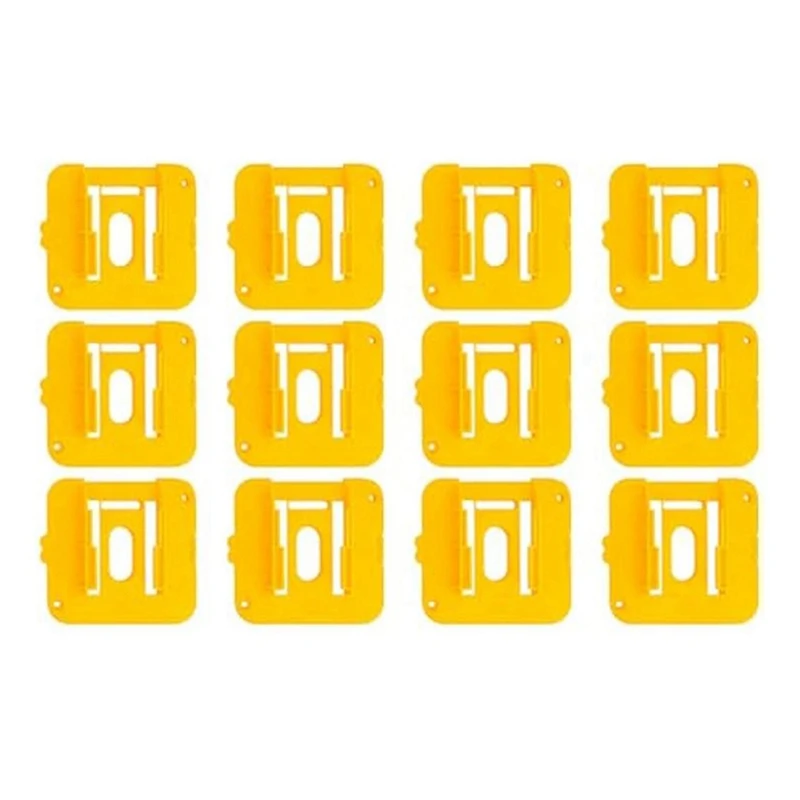 12 шт. держатель для аккумулятора Dewalt 20 в подходит DCB200 DCB201 DCB202 DCB203 DCB204 W/24 винта