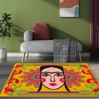 bubble kiss fridacari face 3d pattern carpet in the living room ethnic style customized non slip bedroom rug home decor carpet