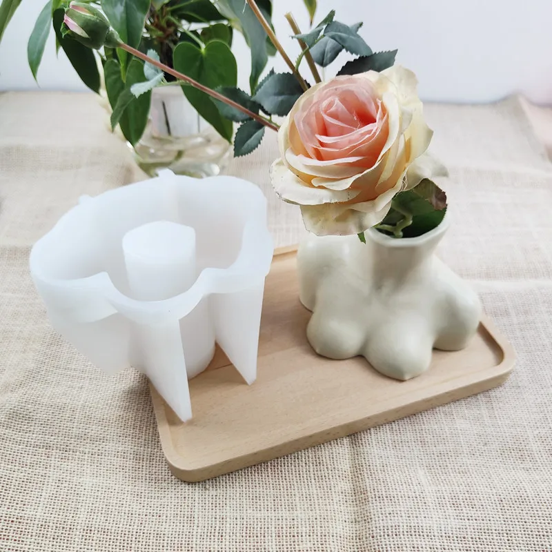 

Силиконовая форма для растений, суккулентов, цветов, Настольная чашка для хранения, инструмент для декора из смолы, держатель для ручек