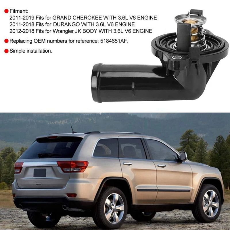 4 шт. клапан охлаждения двигателя для Jeep Wrangler