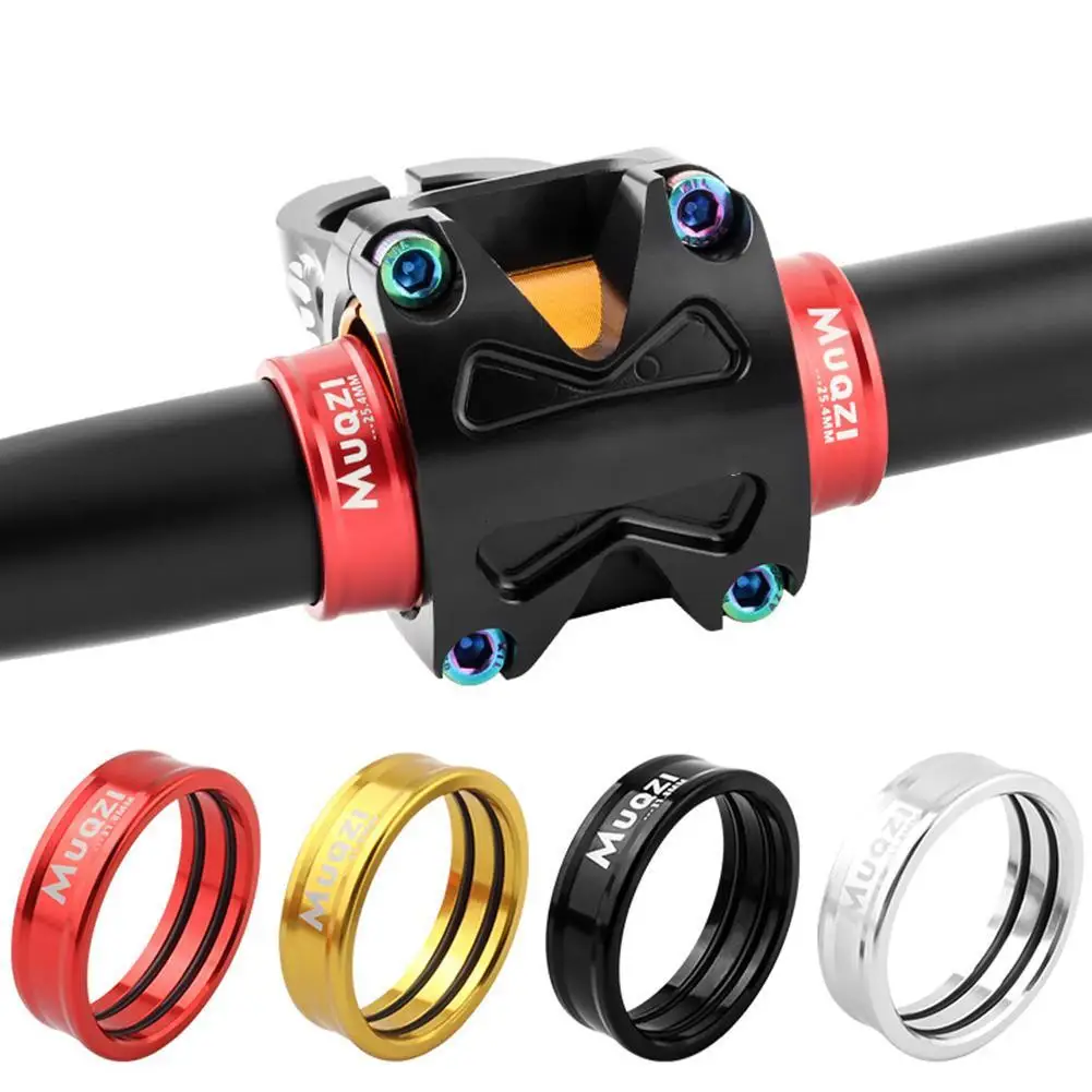 

1 Pair Aluminum Alloy Bike Grips Fixing Ring End Lock Rings 25.4/31.8mm Aluminum Alloy Decorative Ring