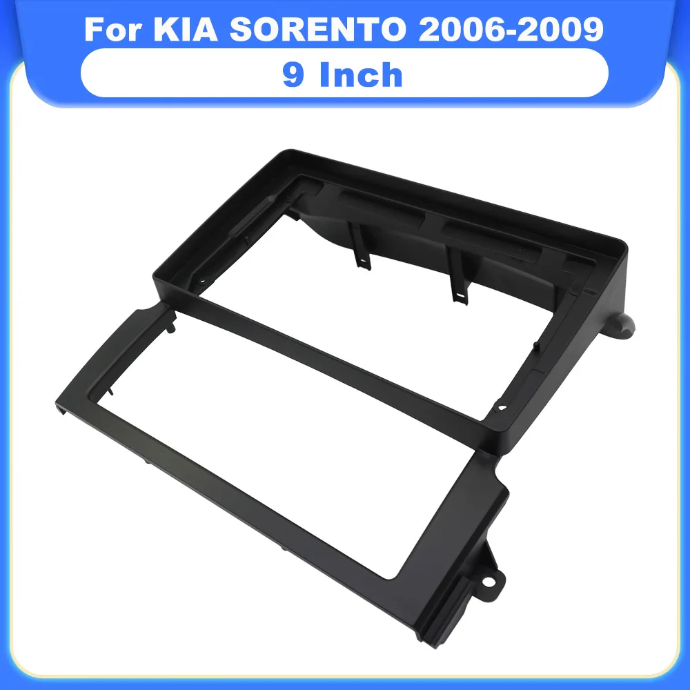 Фото 9-дюймовая 2DIN автомагнитола Android GPS MP5 с установочной рамкой для KIA SORENTO 2006-2009 №1