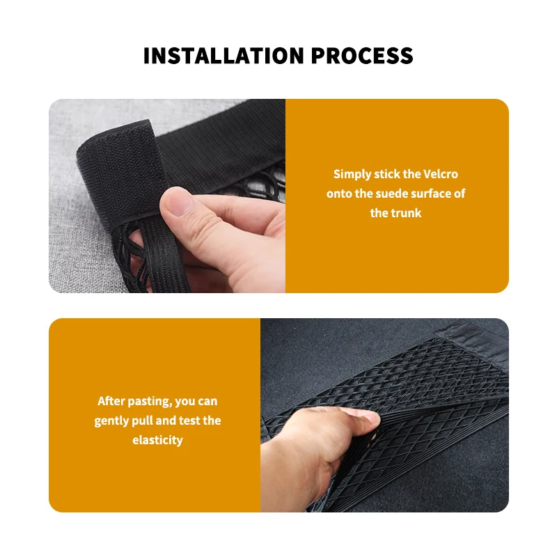 Фото Универсальная сетчатая сумка-органайзер для багажника автомобиля, аксессуары для Avatr 06 ‌   06T ‌   07 ‌   11 ‌   12 ‌   Внедорожник 2025 07L ‌   XPECTRA 2026 №5
