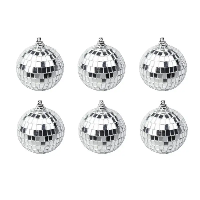 

Mirror Disco Balls Disco Ball Rear View Mirror Hanger Bling Car Accessories Disco Ball Decor For Home Stage Props Party Favors