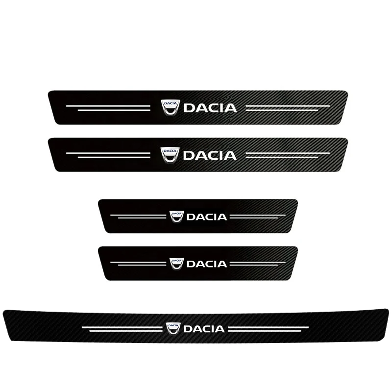 

Карбоновая наклейка на порог автомобиля, автоаксессуары для Dacia Duster Logan Spring Sandero Stepway Dokker Lodgy Jogger MCV