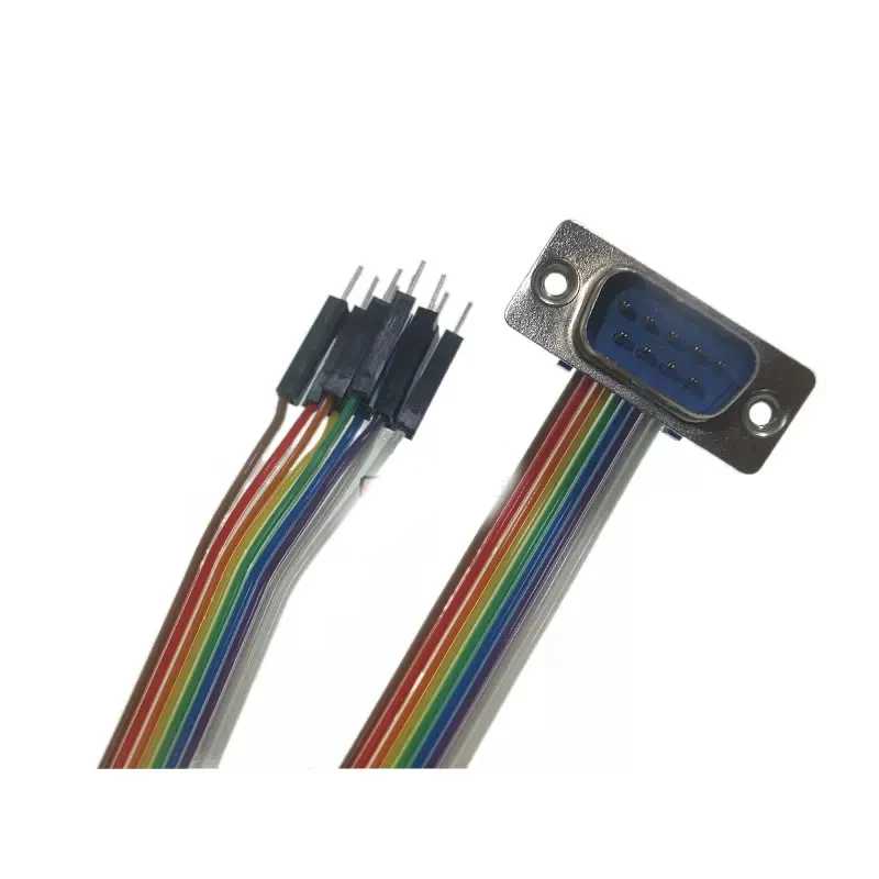 

Кабель Dupont P2.54-FC10p/DB9 папа/DB9 Мама 30 см