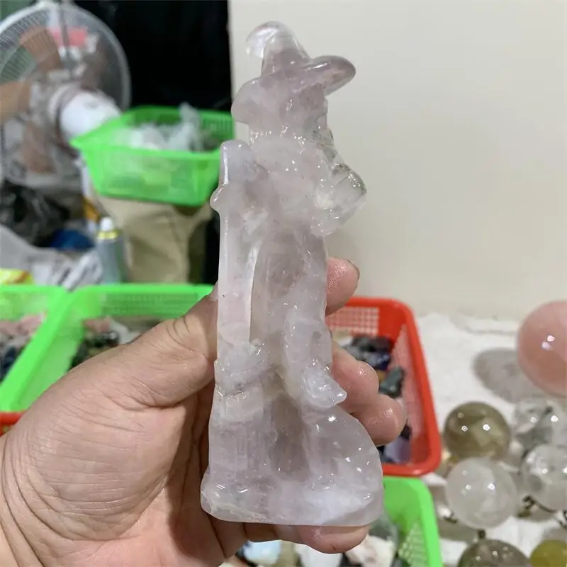 Розовый кварц статуэтка 1 шт.