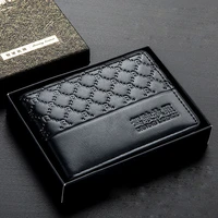 business mens card wallet driving licence case wallet short pu leather multi card card holder money new purse transparent coins