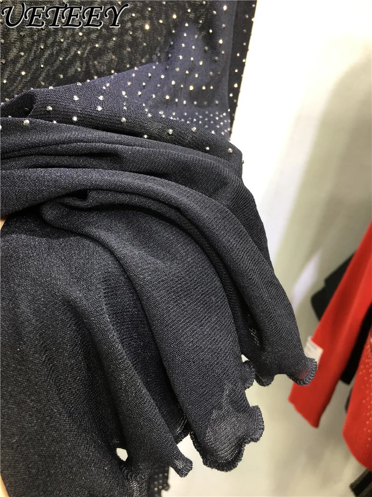 Нижняя рубашка Heavy Industry Hot Diamond женская сексуальная сетчатая тонкая перспективная