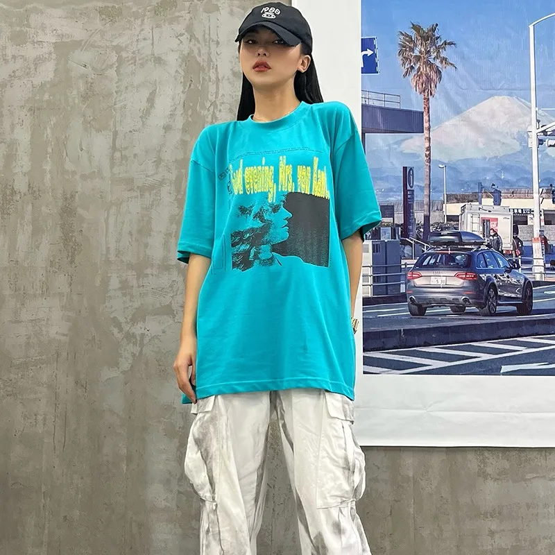 

CAVEMPT 2023 T Shirt For Men Clothing Summer Oversized Gym Clothing Running Tshirts Men Streetwear Tee Men T-Shirt