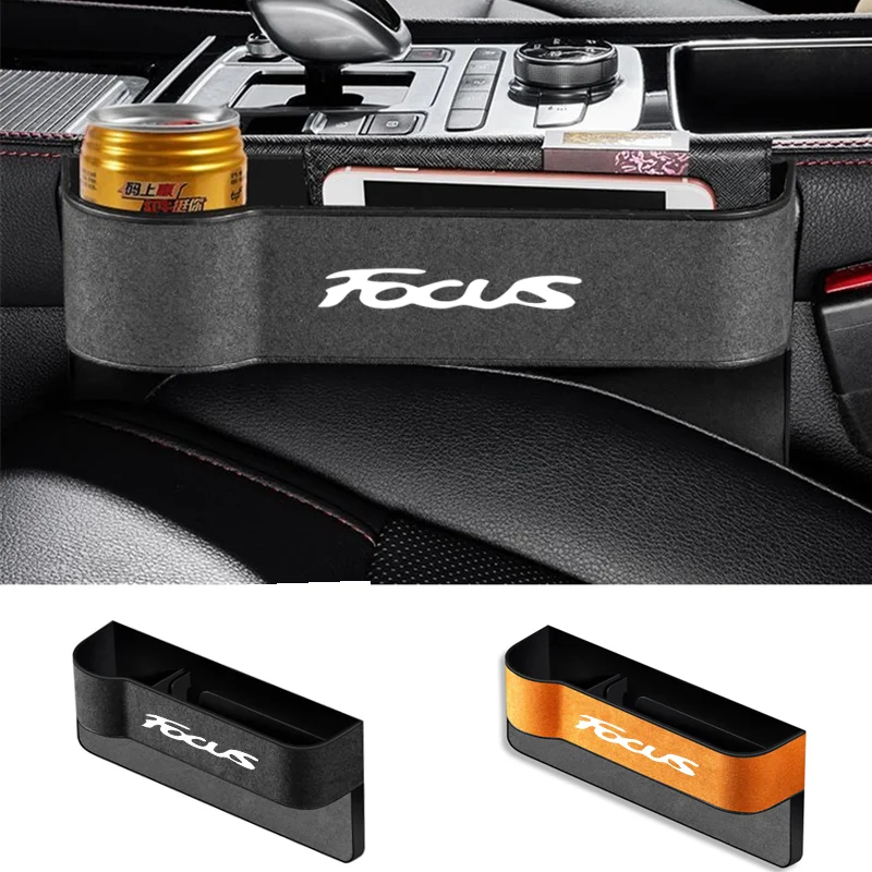 

Suede Seat Side Storage Pocket for Car Seat Gap Filler Box for Ford Focus 4 3 2 MK4 MK3 MK2 2012 2014 2015 2016-2018
