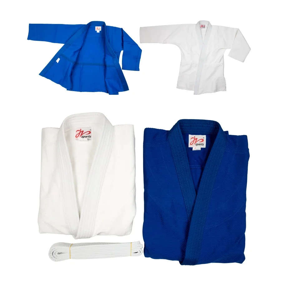 Martial Arts Uniform Judo Gi Kimono Competition 100% Cotton White 450gsm Judo Gi Single Weave Judo Gi