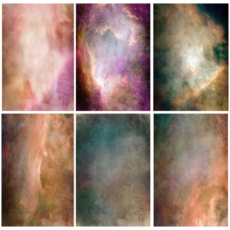 

SHENGYONGBAO Abstract Gradient Vintage Vinyl Baby Portrait Photography Backdrops For Photo Studio Background XT20915FGD--13