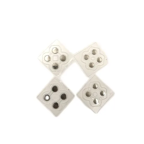 10 пар, крестовой ключ, металлическая проводящая полоса для контроллера 3DS XL LL, D-Pad, купольная застежка, печатная плата, кнопки, проводящая пленка