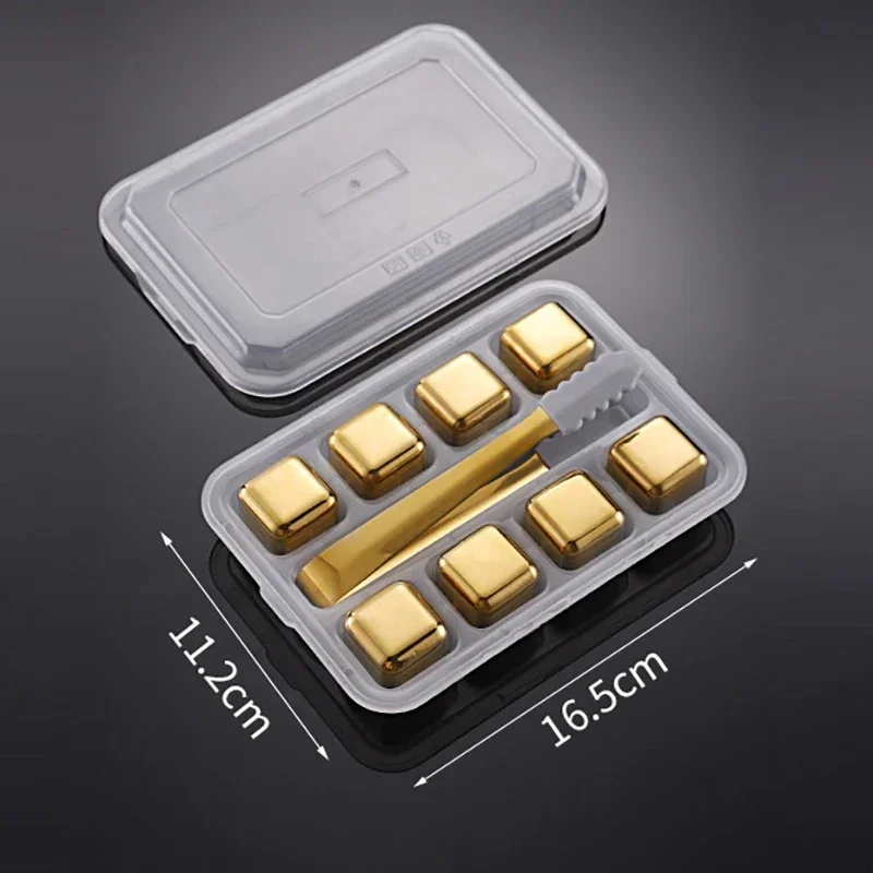 

Многоразовые кубики льда из нержавеющей стали для виски