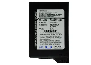 CS 1800mAh Battery For Sony PSP-110 PSP-1000 PSP-1000G1 PSP-1000G1W PSP-1000K PSP-1000KCW PSP-1001 PSP-1006 PSP-1004