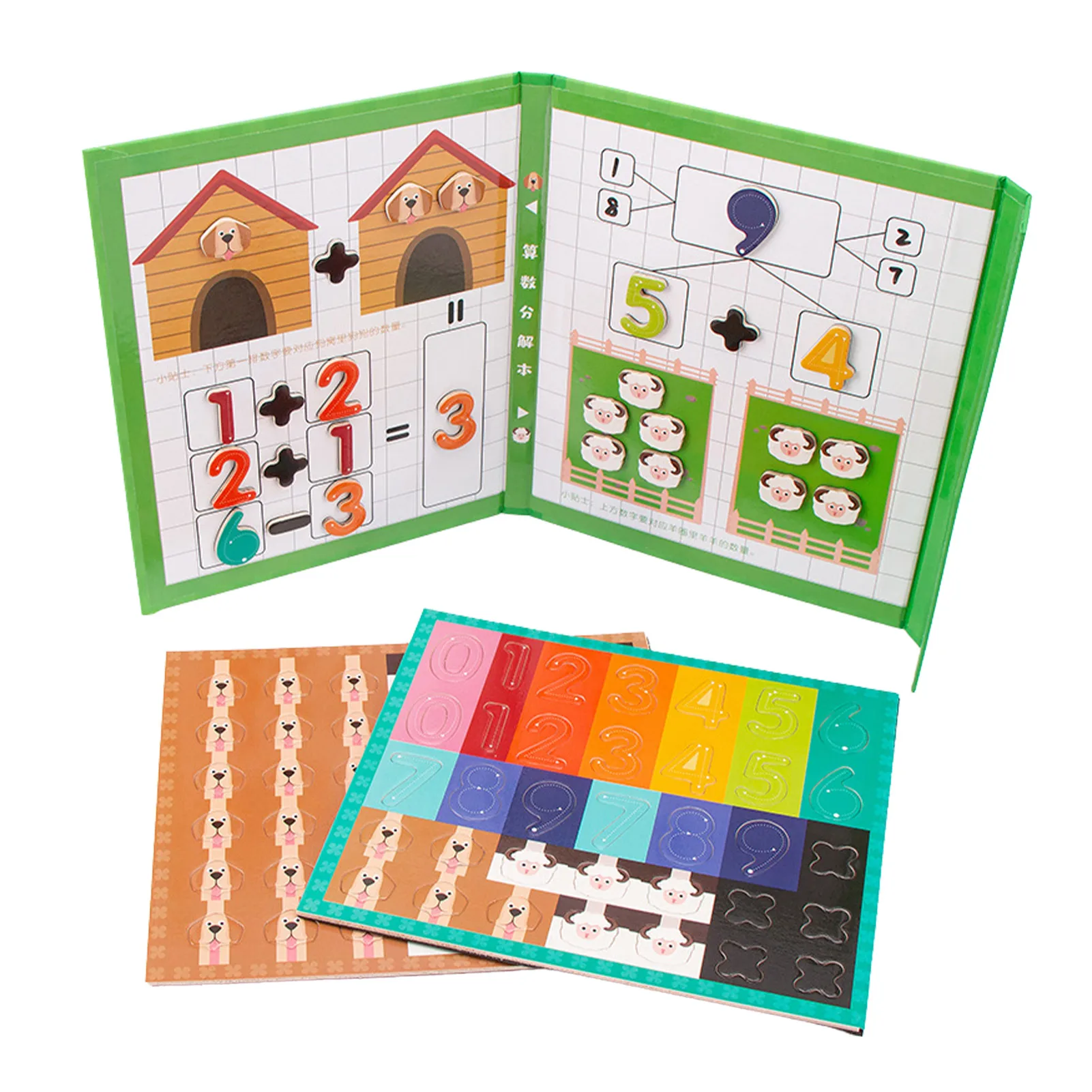 

Math-Themed Busy Book Magnetic Preschool Learning Activities Teaching Tool For 3 Years Old Kids Educational Learning Toy For
