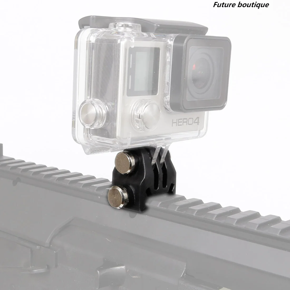 

Action Camera Nylon Rail Mount Fixed Adapter for Picatinny Airsoft Rifle Laser Mount Adapter for GoPro EKEN