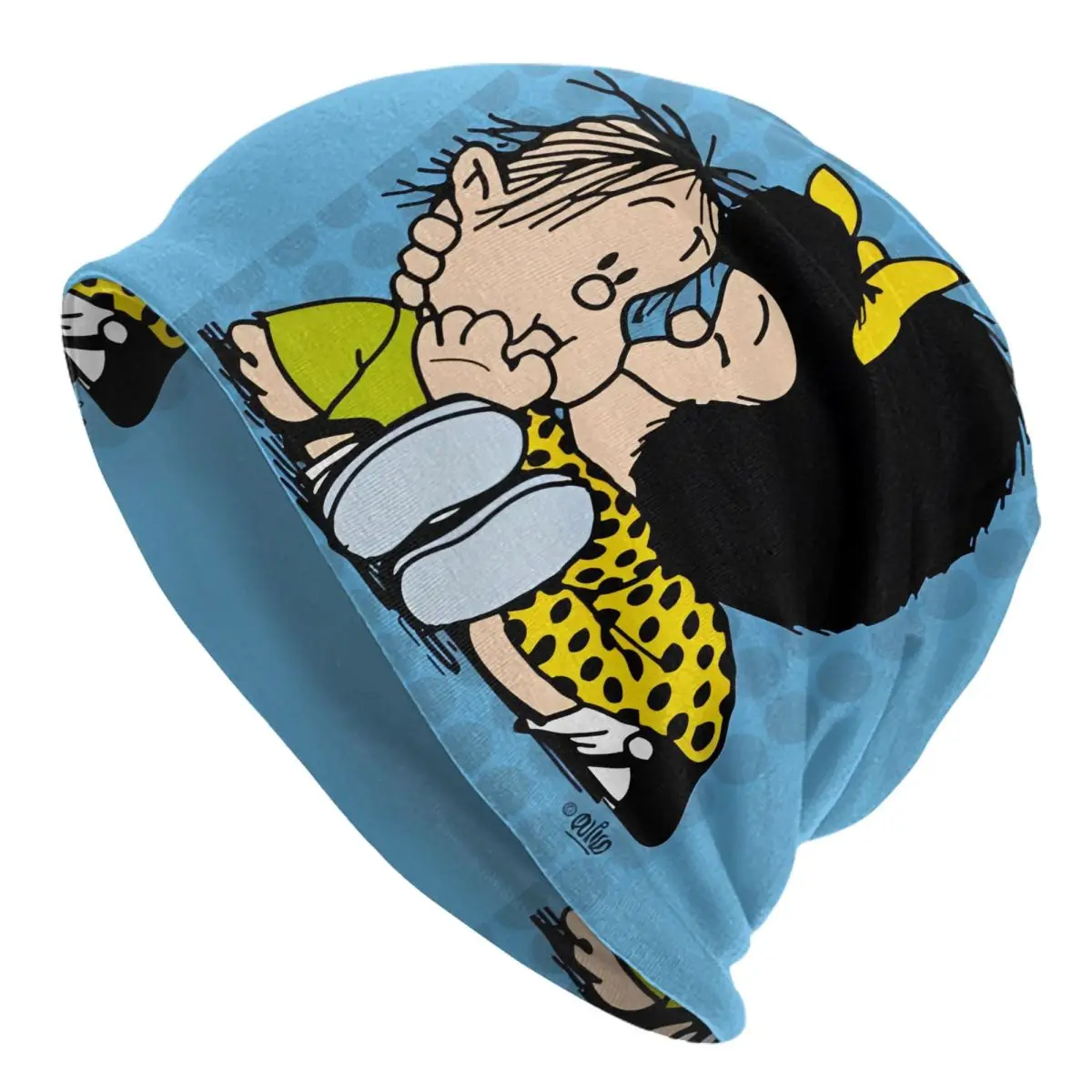 Mafalda милые друзья комикс Chracters (4) чепчик унисекс тонкие уличные шляпы двухслойная