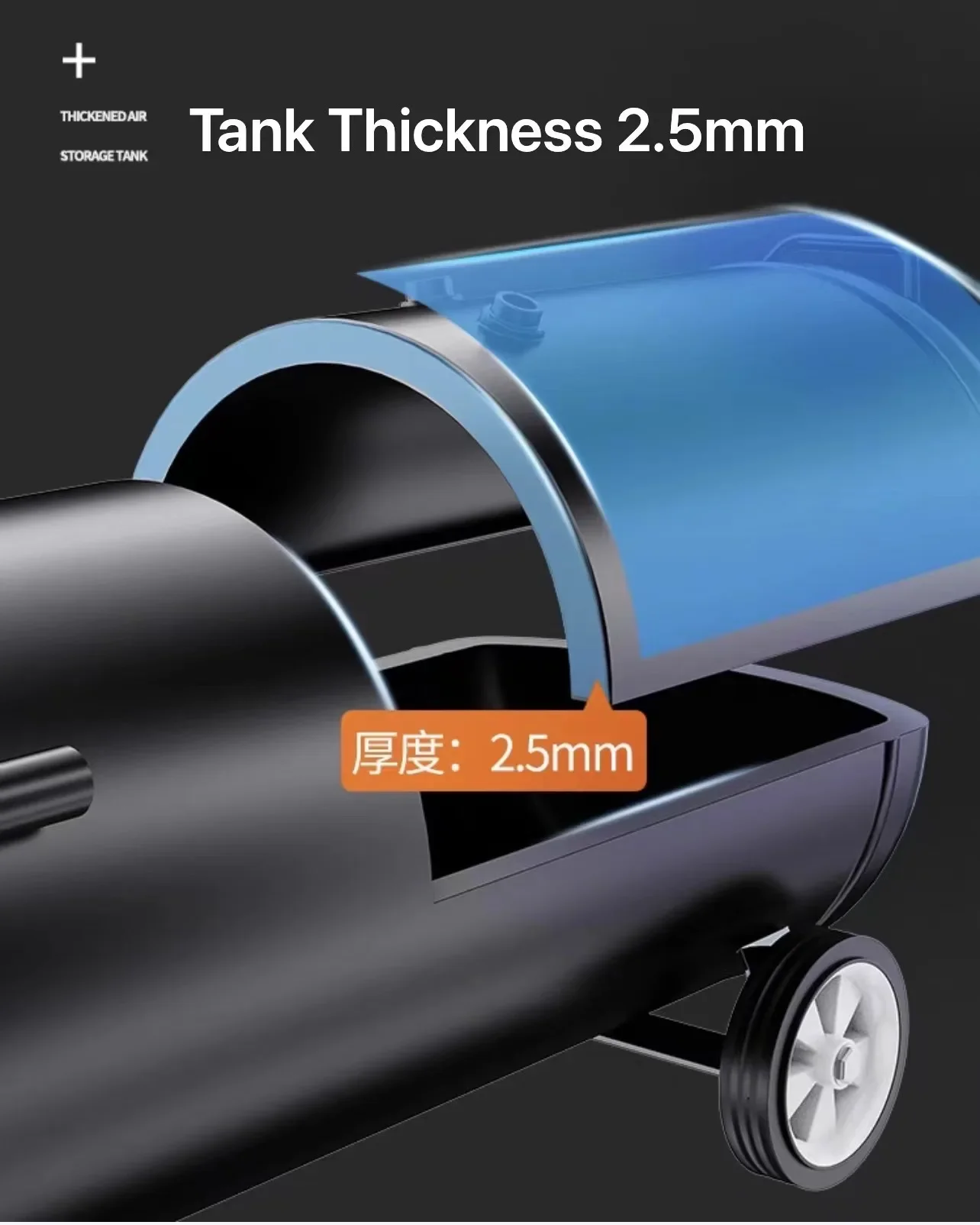 Выходной воздушный компрессор 220 В резервуара 120 л с воздушным компрессором для