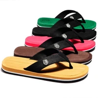 2022 summer men slippers flip flops beach sandals non slip casual flat shoes slippers indoor house shoes for men outdoor slides