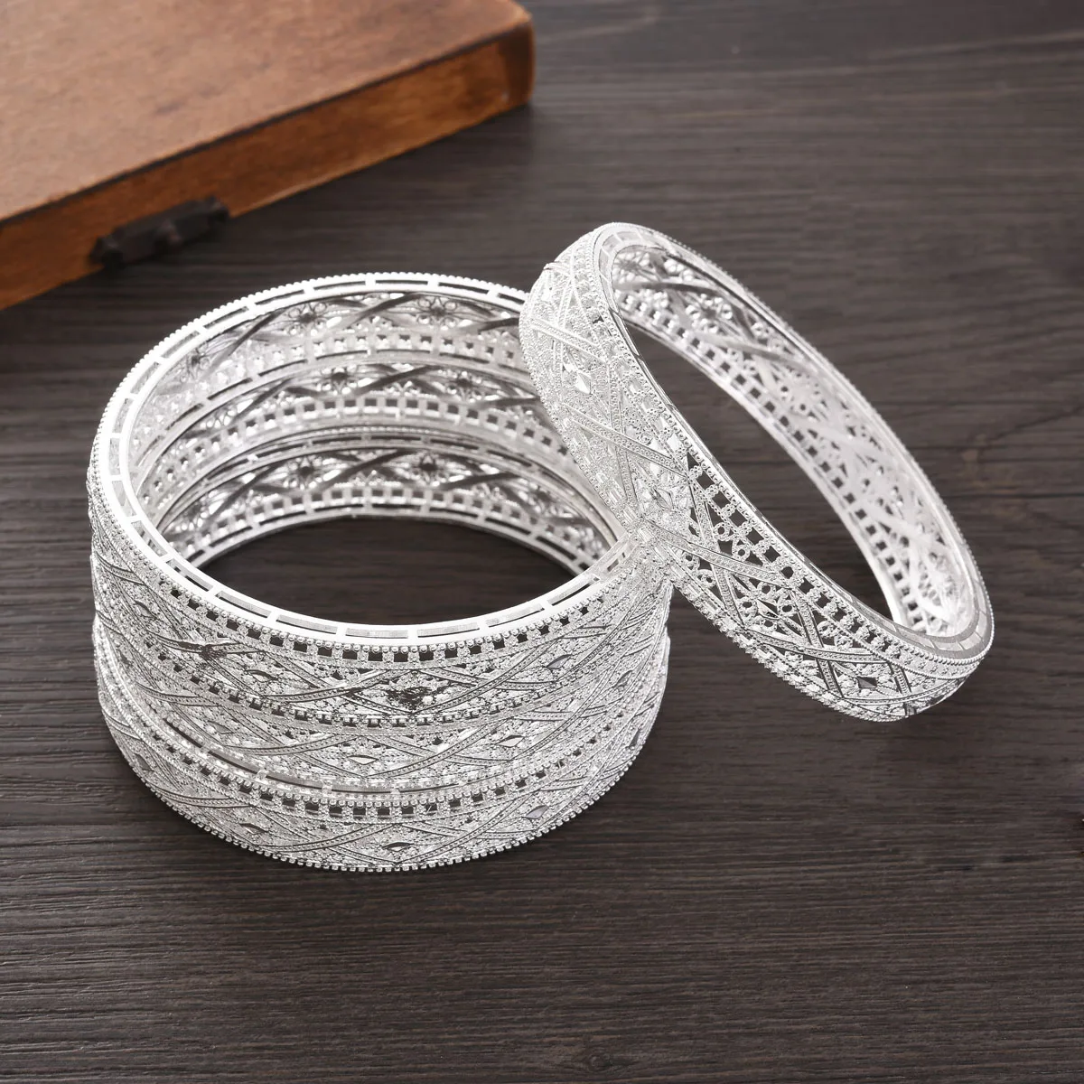 Посеребренные браслеты для женщин и мужчин свадебный браслет невесты Африка