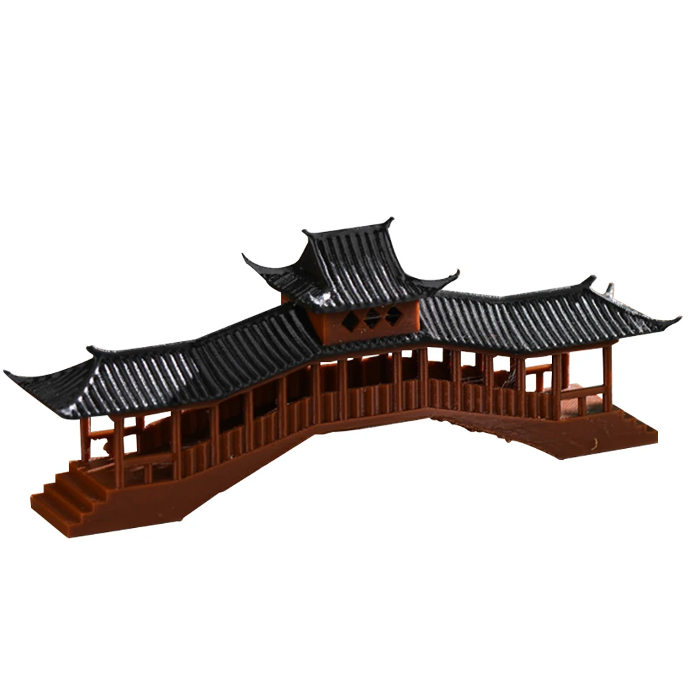 Аквариумное украшение реалистичное для аквариума Классический полимерный мост