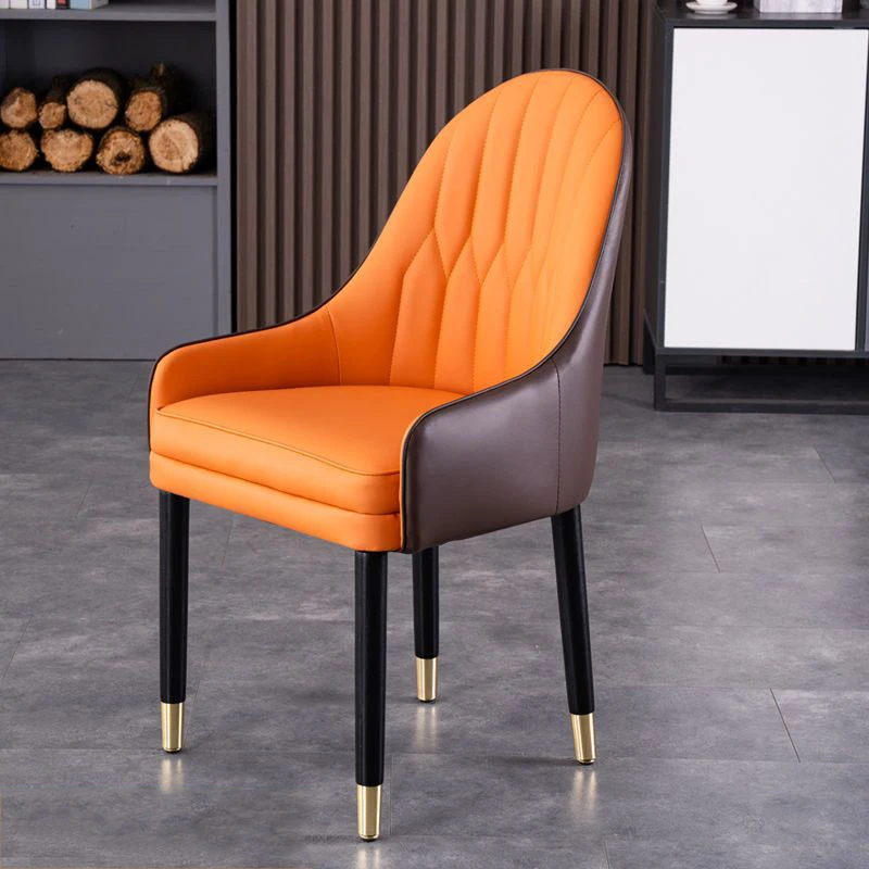 

Light Luxury Dining Chair Post-Modern Nordic Solid Wood Armchair American Household Dining Table Stool Sillas Kitchen Furniture