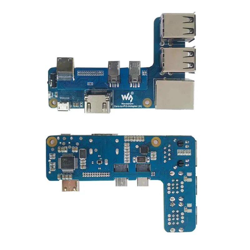 Raspberry Pi Zero 2 Вт к 3B Плата расширения 4 x usb-хаб 10/100M Ethernet RJ45 HDMI-совместима с Banana M2