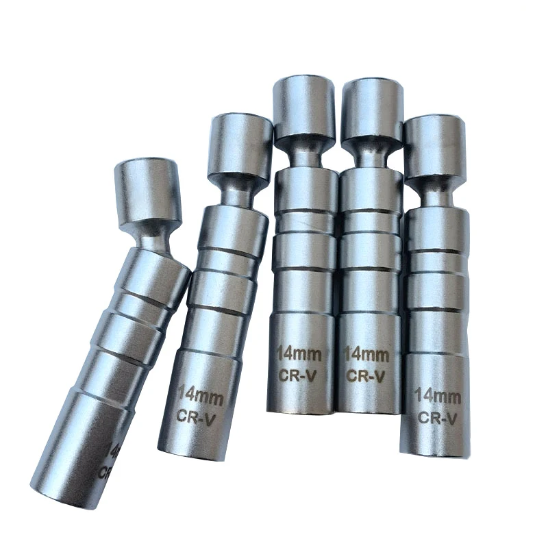 

Socket Wrench Magnetic 12 Angle Repairing Removal Tool Thin Wall 3/8&quotDrive Sockets for 14/16mmSpark Plug socket wrench set