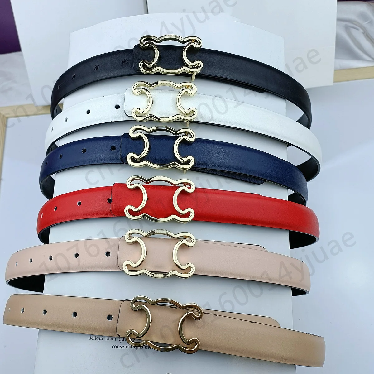 

2.5cm Woman Genuine Leather High Quality Cowhide Ladies Strap Luxury Fashion Women Girl Dress Jeans Waistband With Giftbox
