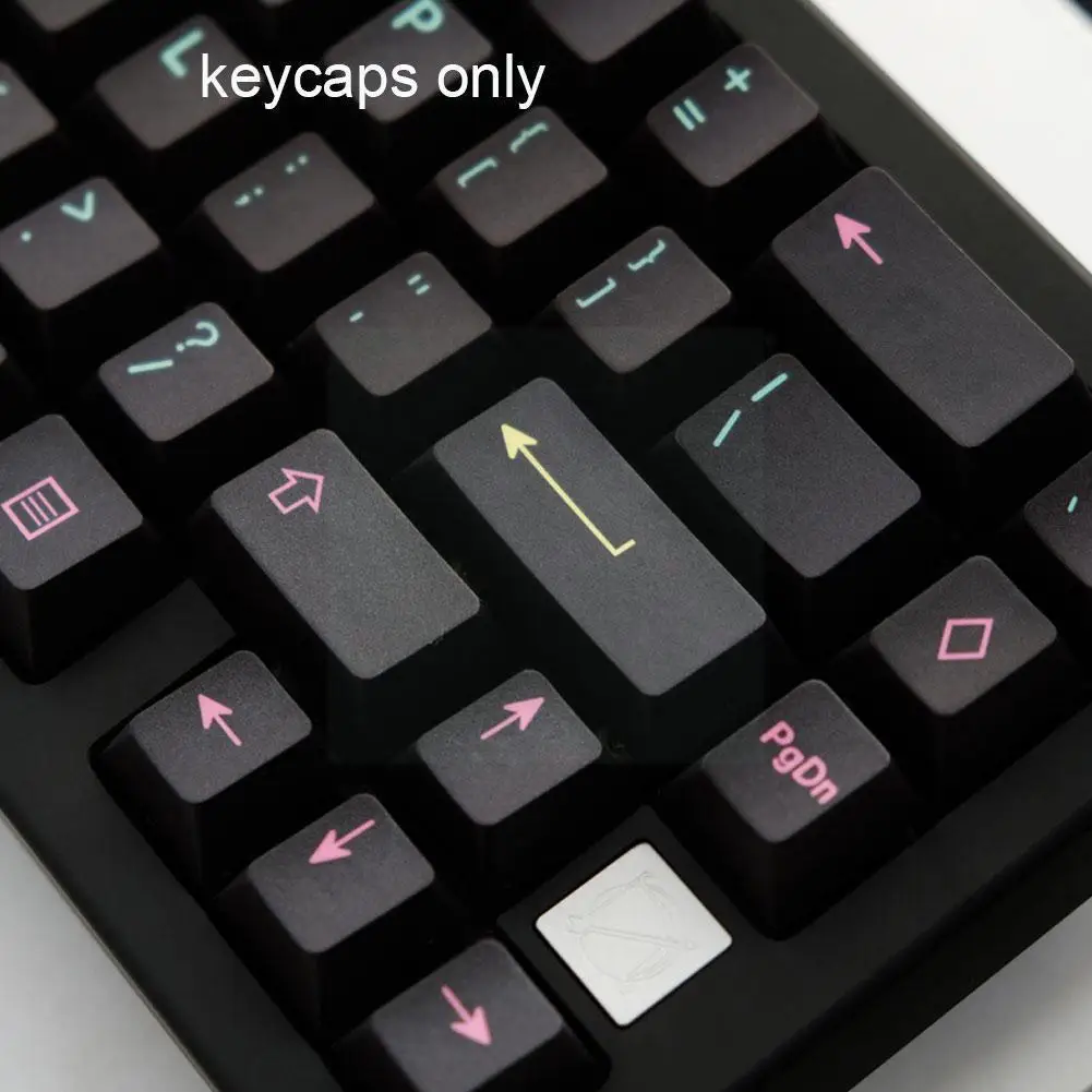 

Клавиши GMK Miami Nights, 120 клавиш, профиль GMK Nights PBT, сублимационная механическая клавиатура, клавиатура для MX Switch K1S7