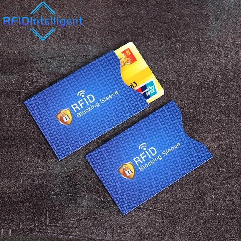 

10 шт., алюминиевая фольга, RFID-блокирующий держатель для карт, NFC RFID-карта, защита от размагничивания, защита от кражи, рукава для кредитных карт