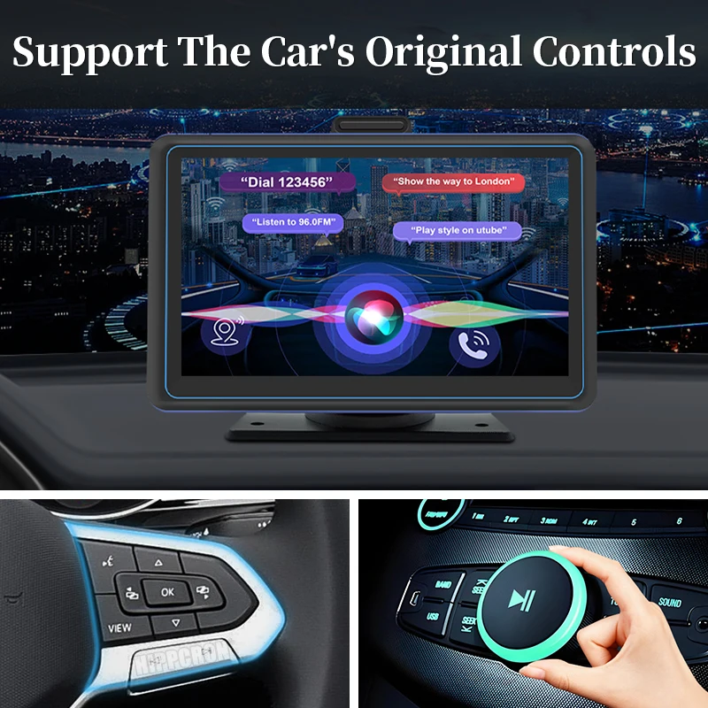 Hippcron беспроводной Carplay Android автомобильный мини-бокс адаптер умный автоматический