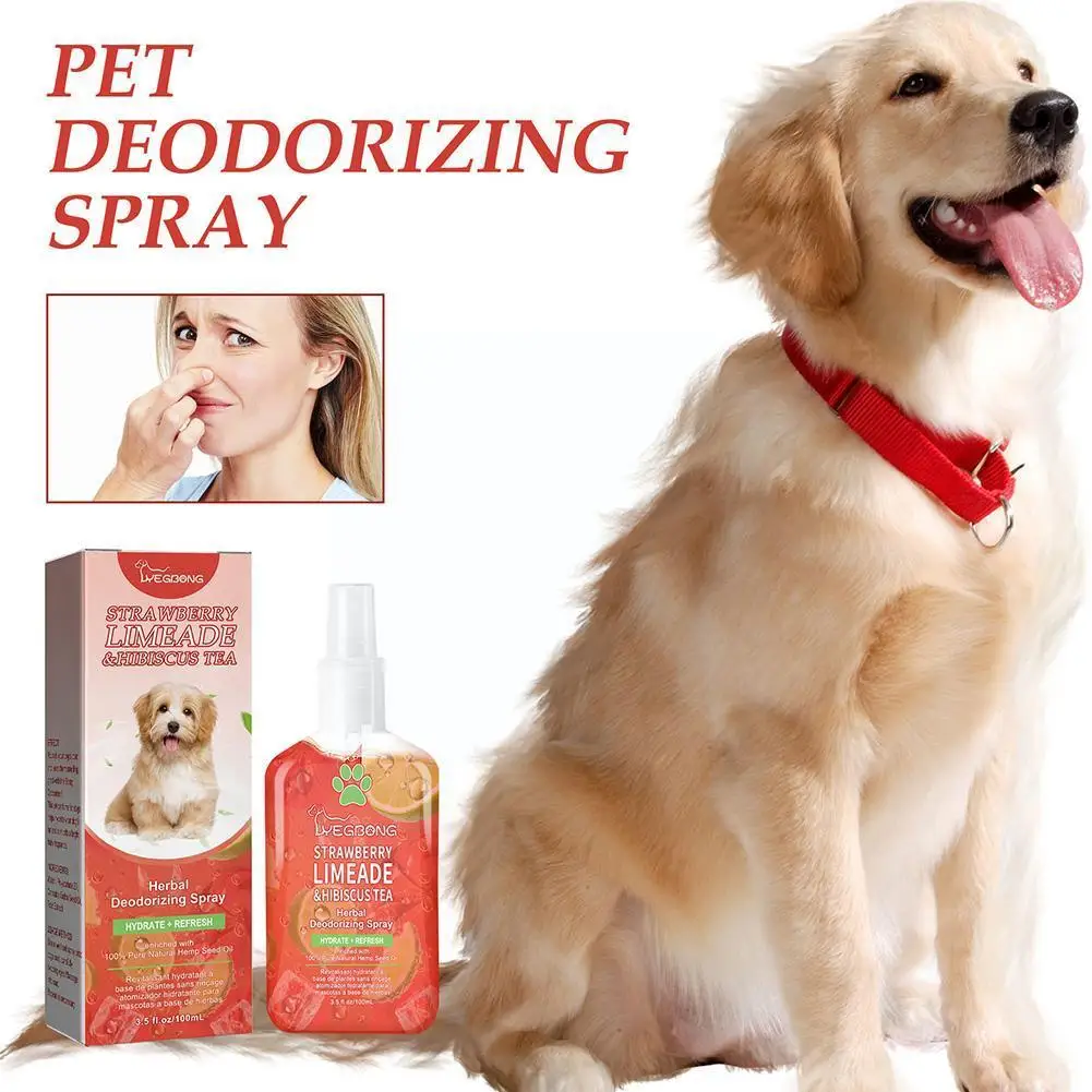 

100ml Pet Odor Eliminator Spray Dog & Cat Deodorant Liquid Puppy Perfume Great Spray Spray Smell Your To Pet Make Deodorant Z2B8