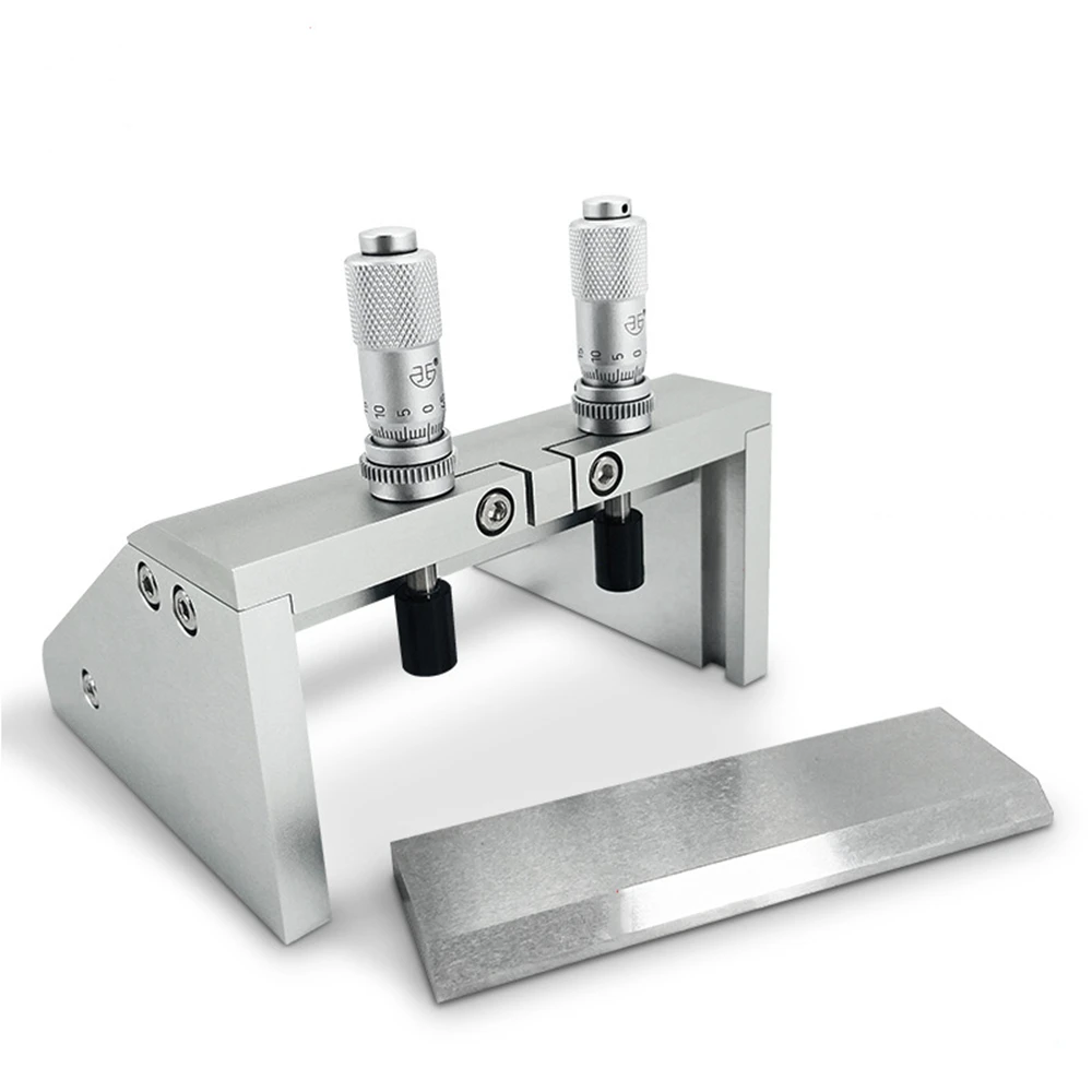 

Upgrade Magnetic Suction Type Adjustable Preparer Wet Film Applicator Film Squeegee Micrometer Head with Locking 0-3500um