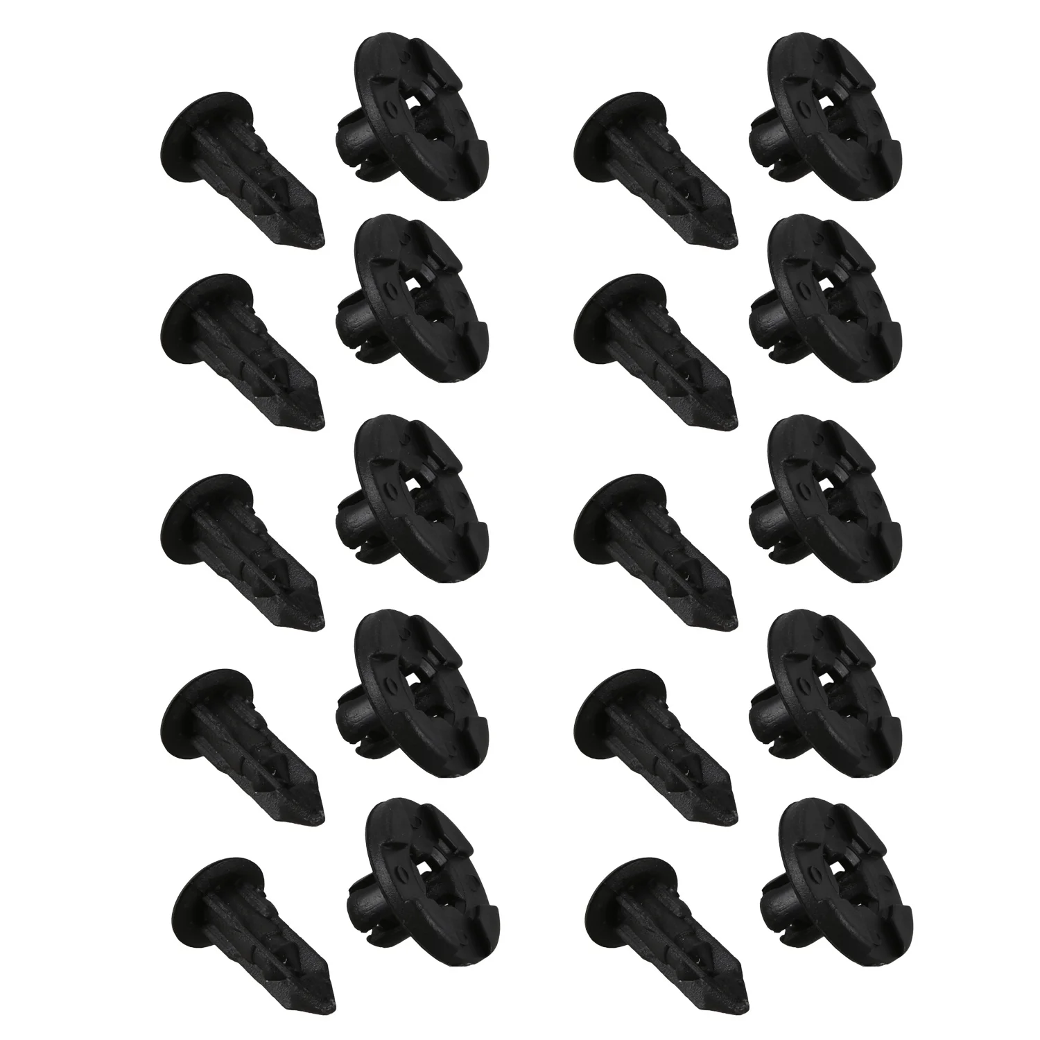 

10 x Plastic Fastener Clip 8mm For Nissan