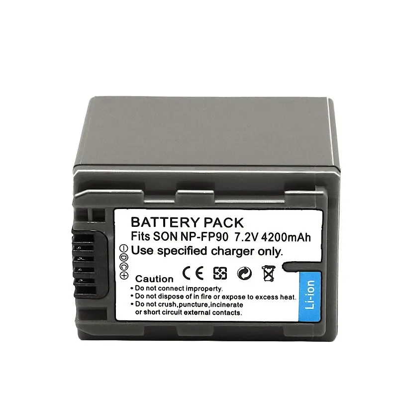 Фото Аккумулятор Li-ion NP-FP90 7.2V 4200mAh для видеокамер Sony DVR-DVD103, 105, 202E, 203, 205, 305, 403 (замена) №4