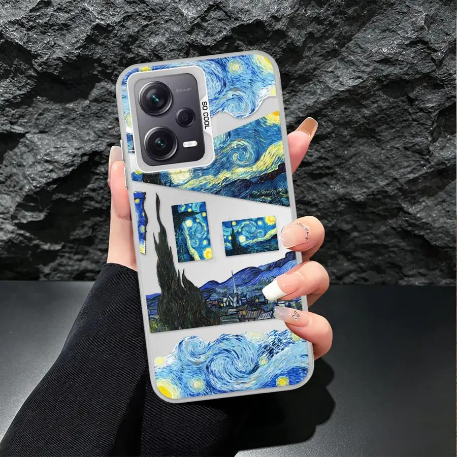 Фото Чехол «Звездная ночь» Ван Гога для Xiaomi Redmi Note 15 11 12 Pro Note 13 14 Pro Plus 11s 12s, задняя крышка для телефона №2