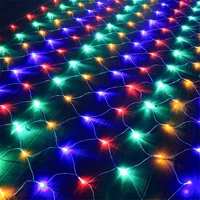 32m22m led net mesh lights waterproof christmas curtain string lights outdoor fairy lights garland for party courtyard decor