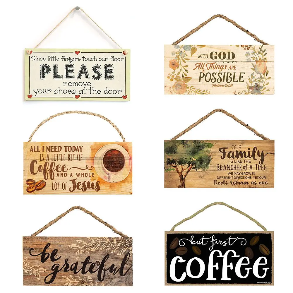 

Деревянная подвеска-табличка, деревянная вешалка в винтажном стиле