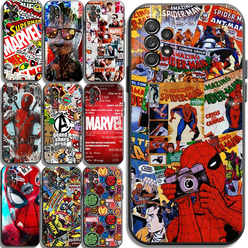 

Чехлы для телефонов с логотипом комиксов Marvel для Xiaomi Redmi 7 7A Note 8 Pro 8T 8 2021 8 7 7 Pro 8 8A 8 Pro Carcasa Funda